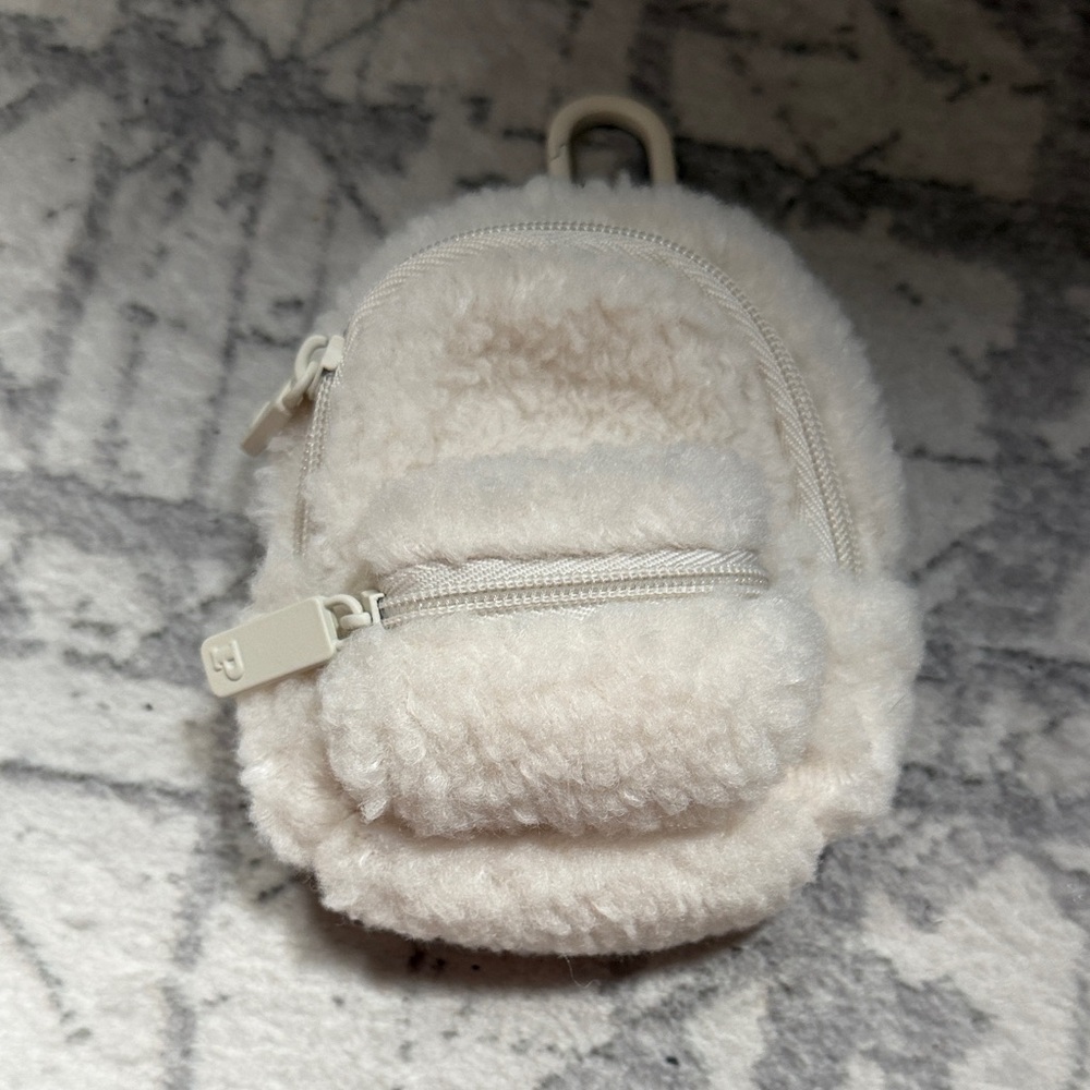 PINK Victoria's Secret Cream Mini keychain Backpack